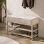 WoonStijl Schoenenbank Terra 85cm Beige
