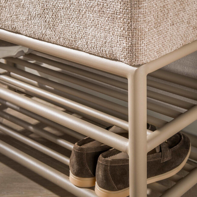 WoonStijl Schoenenbank Terra 85cm Beige