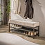 WoonStijl Schoenenbank Terra 125cm Drift bruin
