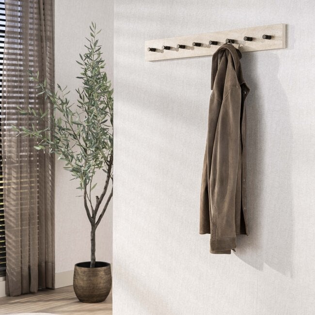 WoonStijl Kapstok Travino 8 haken - 80 cm