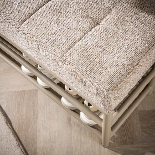 WoonStijl Schoenenbank Terra 125cm Beige