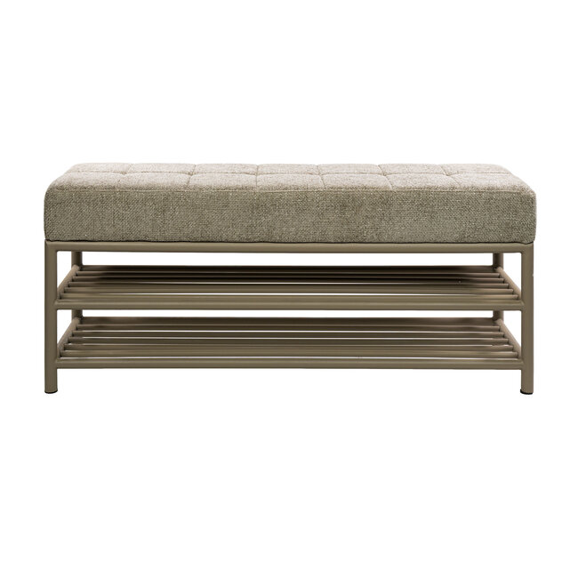 WoonStijl Schoenenbank Terra 125cm Beige