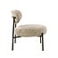 WoonStijl Fauteuil Round - Monti zand - Bruin frame