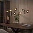 WoonStijl Hanglamp Orb 6+5-lichts Zwart