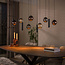 WoonStijl Hanglamp Orb 6+5-lichts Zwart