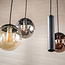 WoonStijl Hanglamp Orb 6+5-lichts Zwart