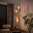 WoonStijl Hanglamp Cocoon pendel getrapt 5-lichts Sienna bruin-frosted
