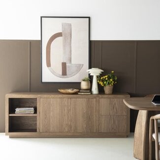 Eleonora Dressoir Helsinki - lichtbruin - 200 cm