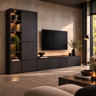 WoonMax Wandkast Flex TV 270 cm - Volledig naar wens samen te stellen