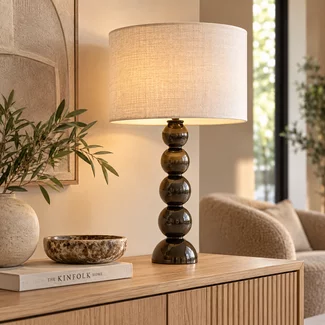 Light en Living Lampvoet Ø10x40,5 cm BARLES glanzend bruin-brons