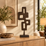Light en Living Ornament op voet 23,5x10x54 cm VEX donker bruin
