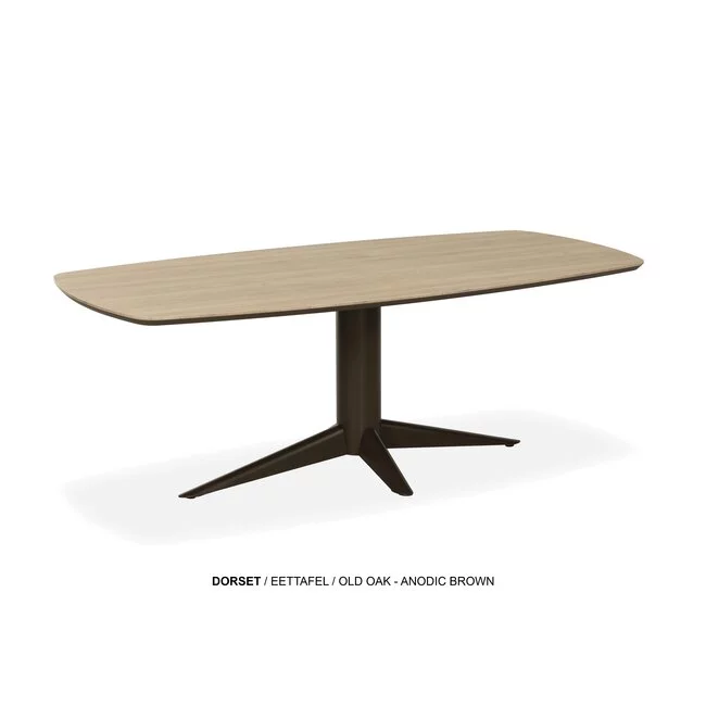 WoonMax Eettafel Deens ovaal Dorset - 8 afmetingen - Diverse kleuren