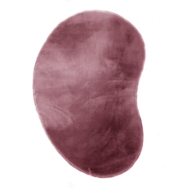 HomeBound by KY Vloerkleed Fluffy Miro kidney 200x300cm burgundy