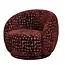 HomeBound by KY Fauteuil Celeste Pebble Burgundy