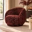 HomeBound by KY Fauteuil Celeste Pebble Burgundy