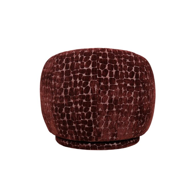 HomeBound by KY Fauteuil Celeste Pebble Burgundy