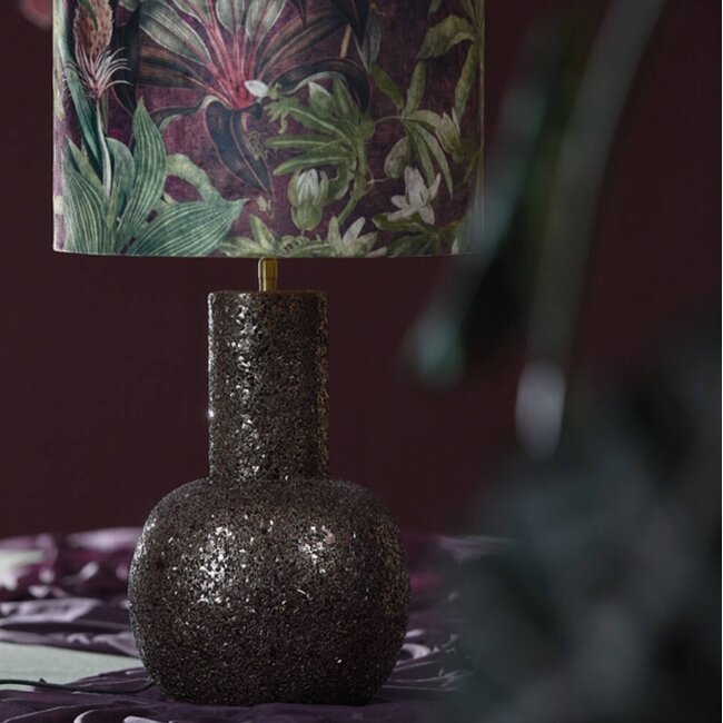 Light en Living Lampvoet Ø26x83 cm BURIRA glitter bruin-brons