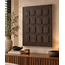 HomeBound by KY Schilderij Monox 3D Bruin 70x90 cm | HomeBound