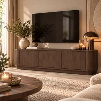 WoonMax Taverne tv meubel 3 deurs staand - Brown Oak