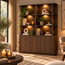 WoonMax Wandkast Taverne 194 cm | Brown Oak