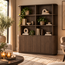 WoonMax Wandkast Taverne 194 cm | Brown Oak