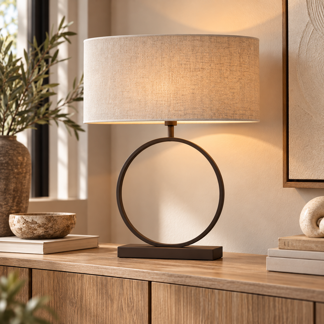 Light en Living Lampvoet 40x12,5x53 cm LIVA bruin
