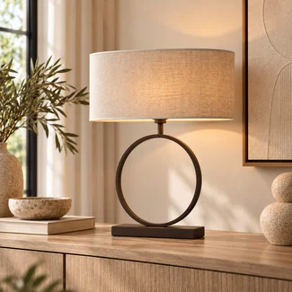 Light en Living Lampvoet 30x12,5x43 cm LIVA bruin