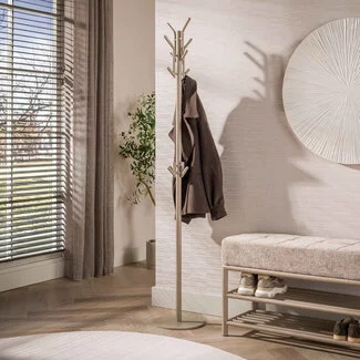 WoonStijl Staande kapstok Luno Drift beige