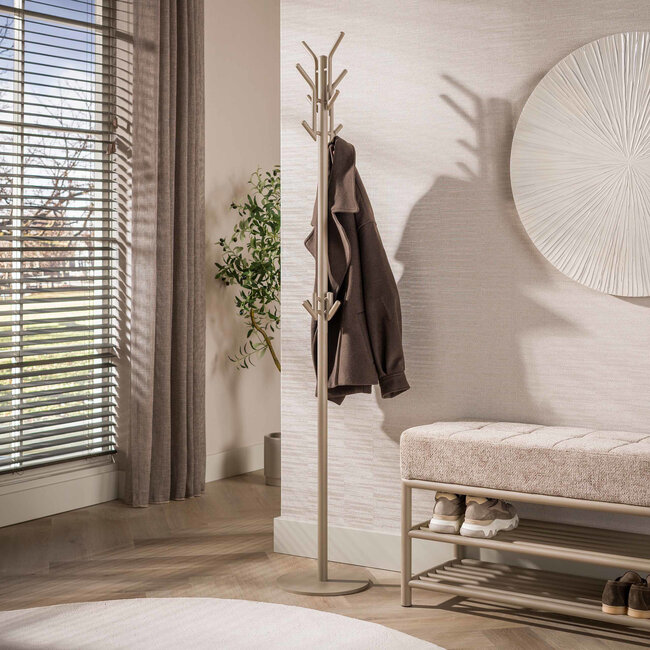 WoonStijl Staande kapstok Luno Drift beige
