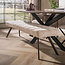 WoonStijl Bank Raster 180 cm Hoven zand-bruin