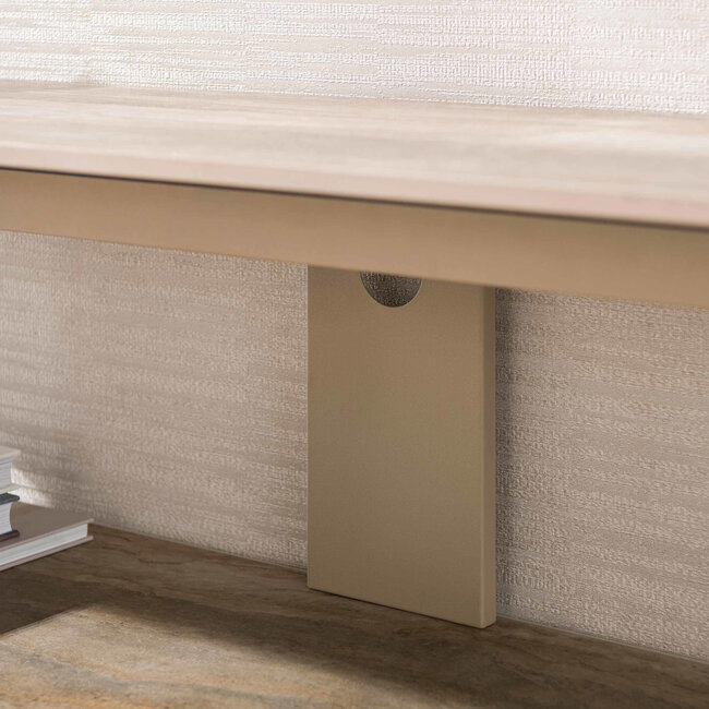 WoonStijl TV-meubel Selvo 180cm - 3D travertin zand