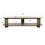WoonStijl TV-meubel Selvo 180cm - 3D travertin zand