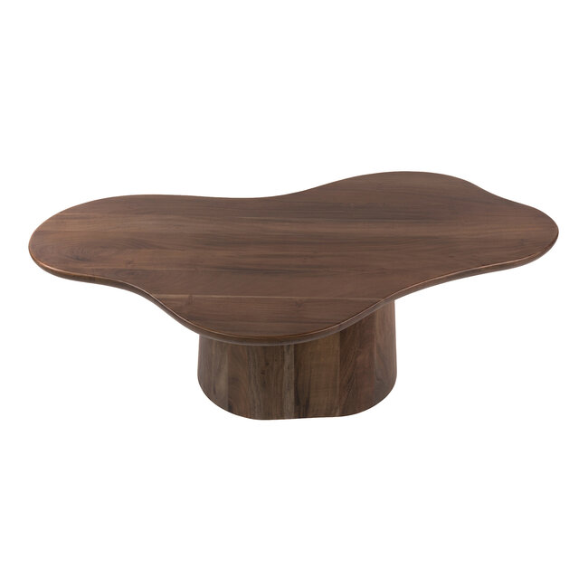 WoonStijl Salontafel Central organisch 135cm Acacia bruin