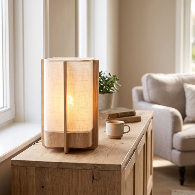 By Boo Tafellamp Aterlier klein – naturel