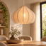 Light en Living Hanglamp Ø50X34 cm ZUBEDA linnen naturel