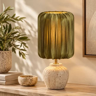 Light en Living Lampenkap Ø20x28 cm FAROL olijfgroen
