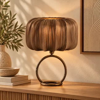 Light en Living Lampenkap Ø30x20 cm FAROL Brons Bruin