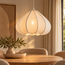 Light en Living Hanglamp Ø38,5x28 cm ZUBEDA crème