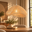 Light en Living Hanglamp 54x52,5x30,5 cm JANZUR rattan naturel