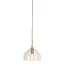it's about RoMi Hanglamp glas Brussels Ø 20 transparant/goud rond