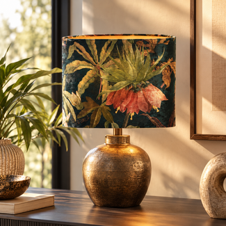 Light en Living Lampenkap ovaal recht smal 30-15-25 cm PASSION glans groen