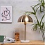 Good&Mojo Tafellamp ijzer/marmer Toulouse h.45cm kap Ø25 goud