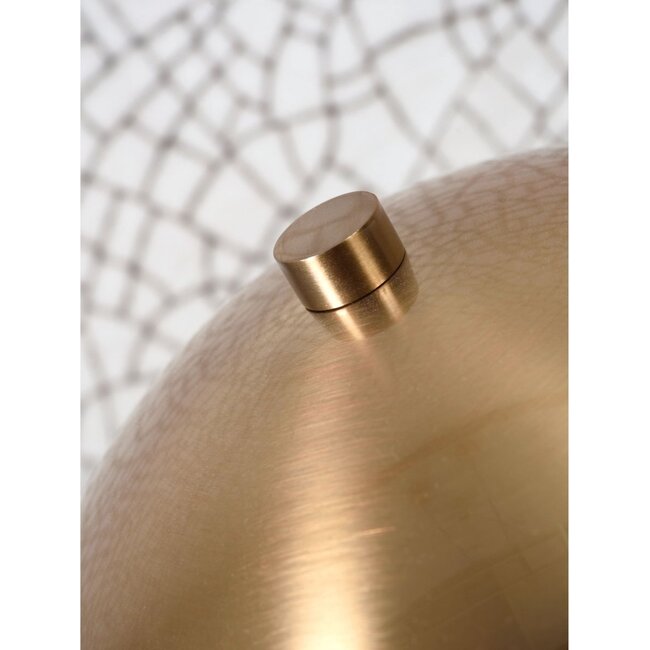 Good&Mojo Tafellamp ijzer/marmer Toulouse h.45cm kap Ø25 goud