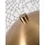 Good&Mojo Tafellamp ijzer/marmer Toulouse h.45cm kap Ø25 goud