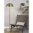 it's about RoMi Vloerlamp ijzer/marmer Toulouse kap Ø40 goud