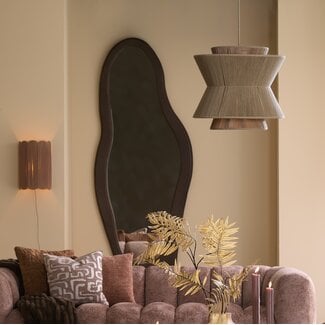 Light en Living Spiegel 84x4x200 cm RUTH  hout grijs bruin