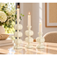 Light en Living Kandelaar Ø10x26 cm CALDAS glans crème