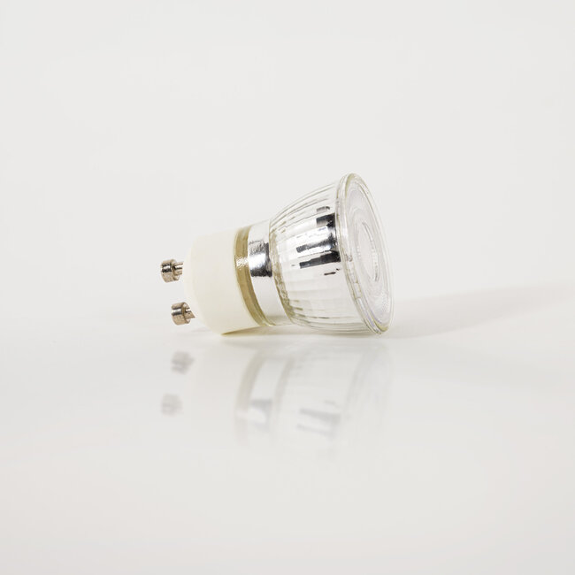Lichtbron LED GU10 dimbaar Ø3,5cm Transparant glas