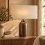 Light en Living Lampenkap ovaal recht smal 58-24-32 cm LIVIGNO eiwit