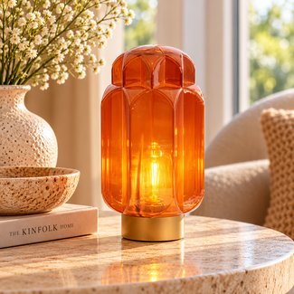 Light en Living Tafellamp LED Thisio oranje L
